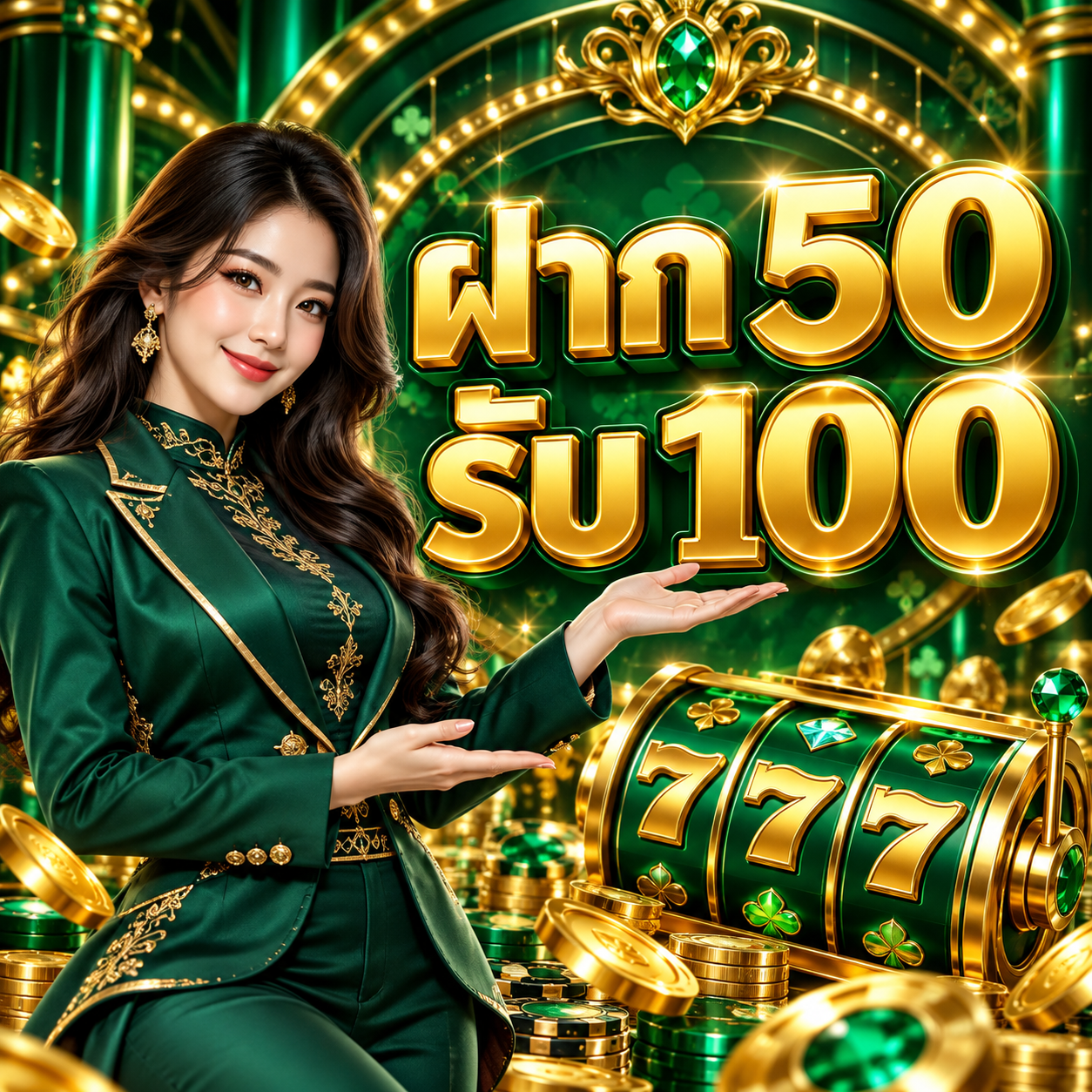 ภาพโปรโมชัน heng787 ฝาก 50 รับ 100